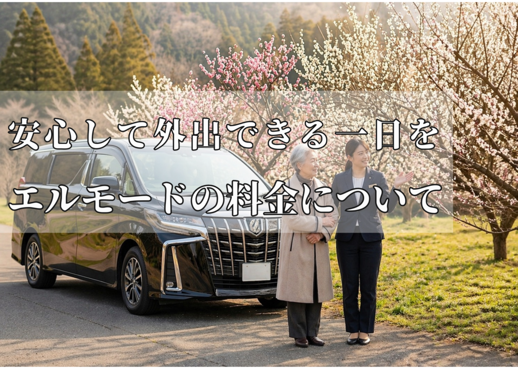 エルモードの料金案内 外出サポート付きお出かけサービスの費用説明