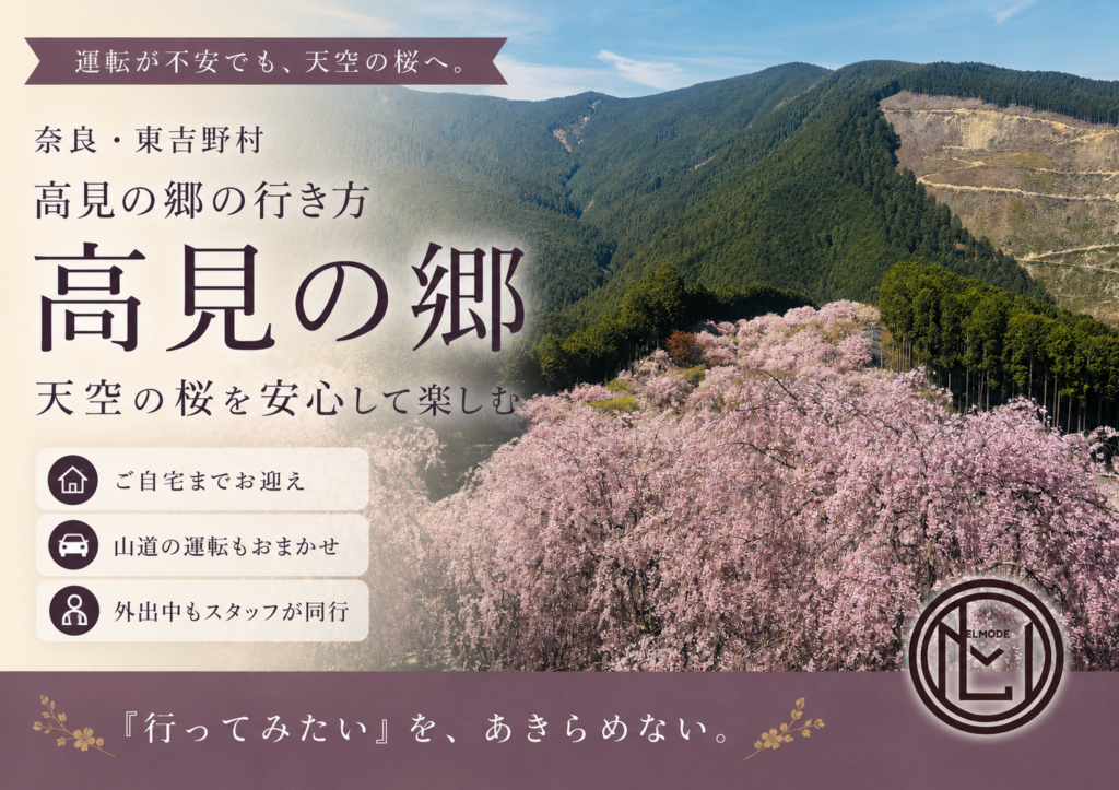 高見の郷の行き方 天空の桜を安心して楽しむ方法
